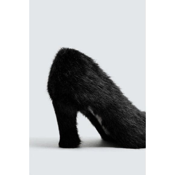 ZARA FAUX FUR SHOES FOR ZARA X DISNEY HARRY LAMBERT - Picture 5 of 6